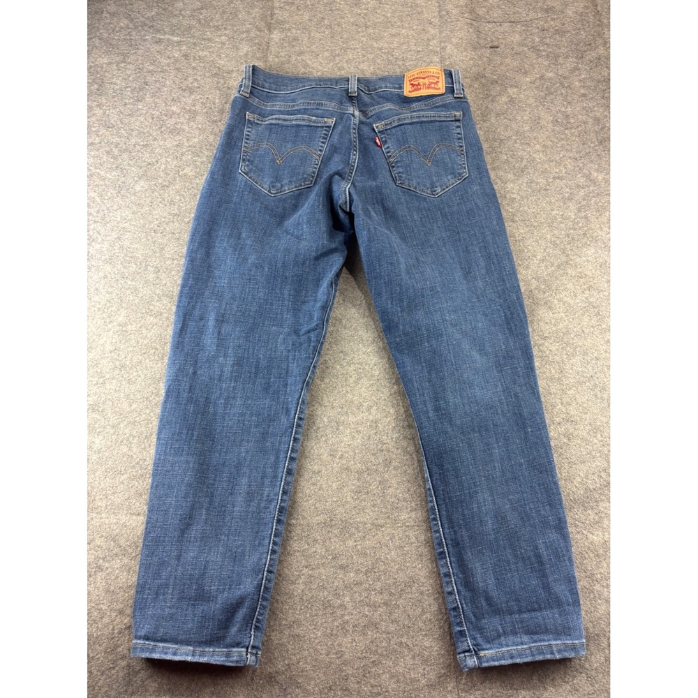 Levis 712 Slim Jeans Womens 27 Medium Wash Blue Mid Rise Stretch Denim Casual